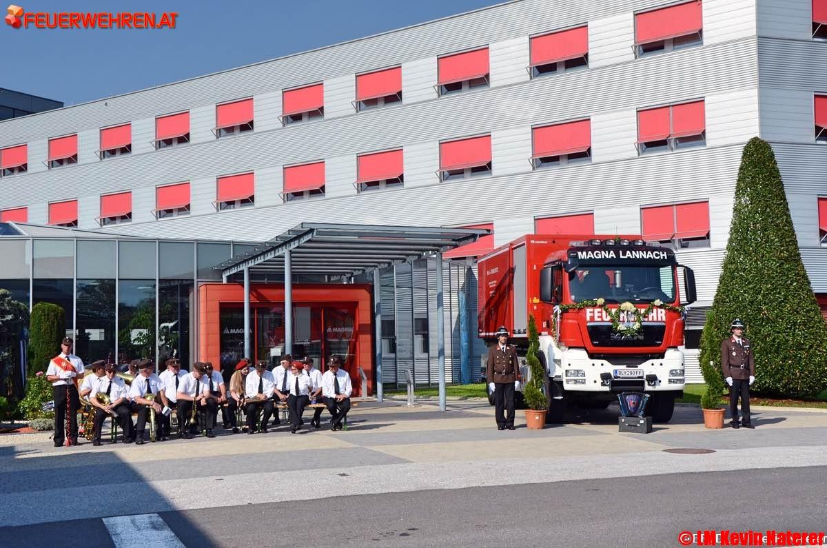 BFVDL: Bereichsfeuerwehrtag und Segnung von WLF und WLA