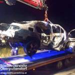 FF Oberpullendorf: Brennender PKW 1