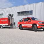 FF Haselbach: Neue Einsatzfahrzeuge – Notstrom 150kVA und Last Fahrzeug