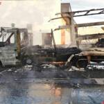 BF Wien : Klein-LKW in Vollbrand
