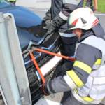 BFVDL: Spektakulärer Verkehrsunfall in Hörmsdorf 14 FF Hörmsdorf