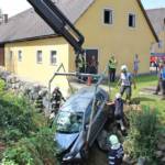 BFVDL: Spektakulärer Verkehrsunfall in Hörmsdorf 11 FF Hörmsdorf