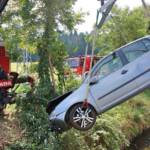 BFVDL: Spektakulärer Verkehrsunfall in Hörmsdorf 6 FF Hörmsdorf