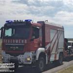 FF Oberpullendorf: Fahrzeugbergung zwischen Ritzing und Lackendorf 1