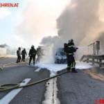 FF Brunn am Gebirge: Fahrzeugbrand auf der A21 7 SB Marco Oesze