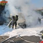 FF Brunn am Gebirge: Fahrzeugbrand auf der A21 5 SB Marco Oesze