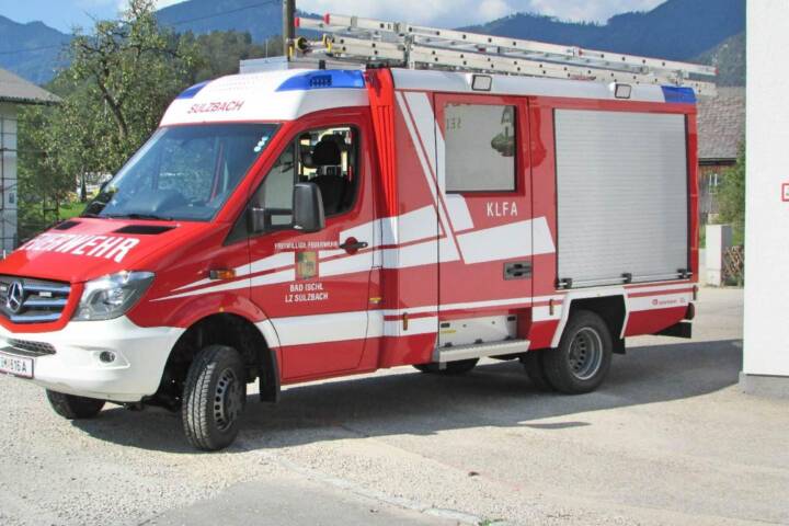 FF Bad Ischl: Neues KLF-A der FW Sulzbach in den Dienst gestellt