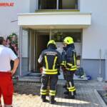 FF Andorf: Wohnungsbrand in Andorfer Mehrparteienhaus