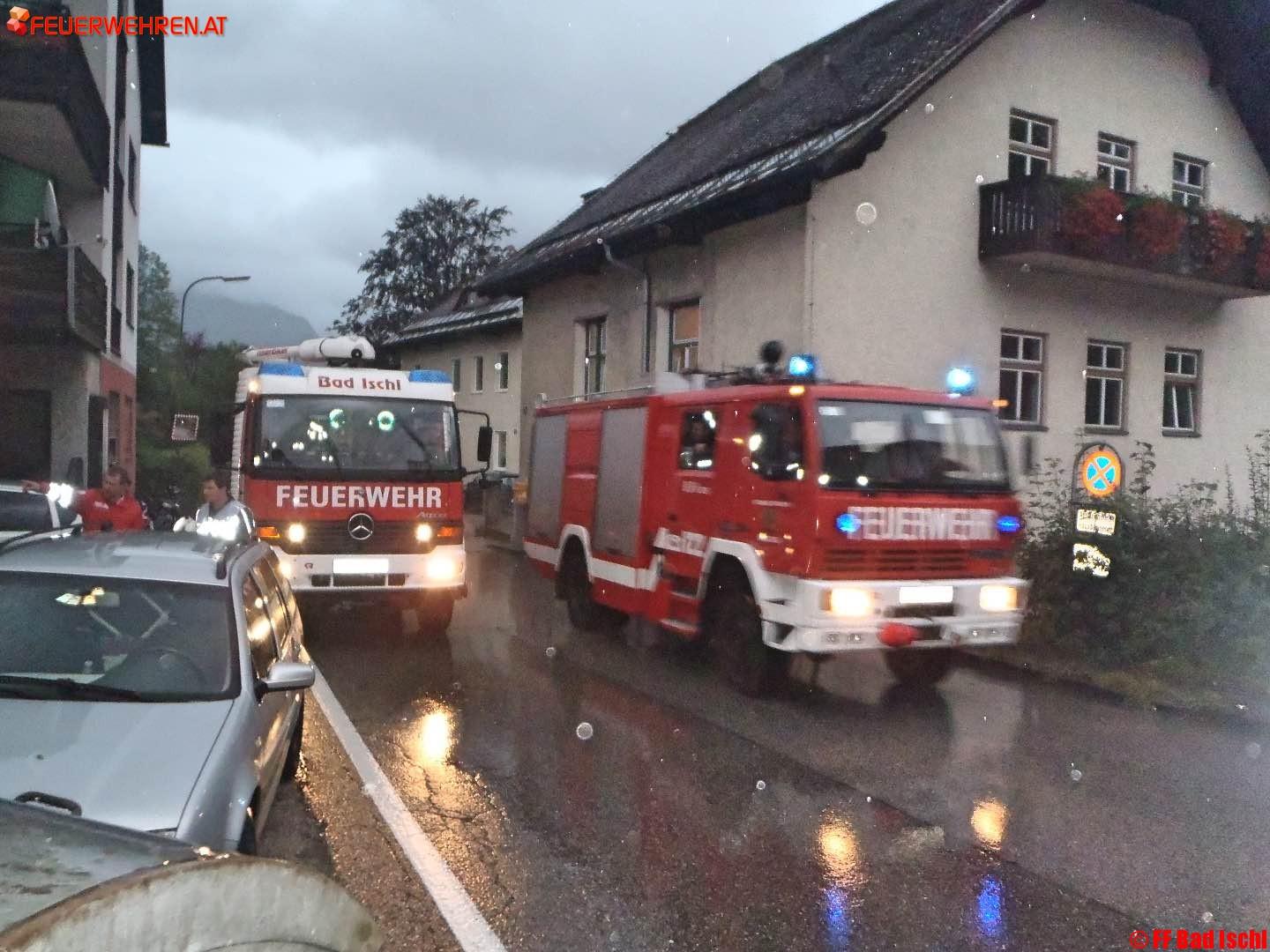 FF Bad Ischl: Brandeinsatz in der Kaltenbachstraße