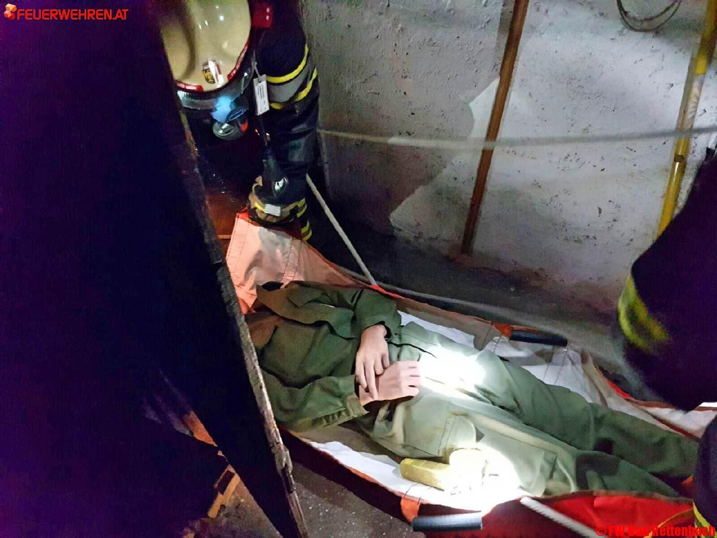 FF Bad Ischl: Atemschutzübung der Feuerwache Rettenbach