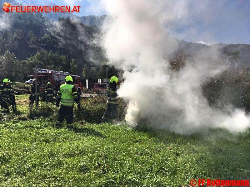 BFV Liezen, Paltental: Brand Kabelschrank Photovoltaikanlage St. Georgen