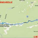 Ölspur quer durch Mariazell bis zum Lahnsattel