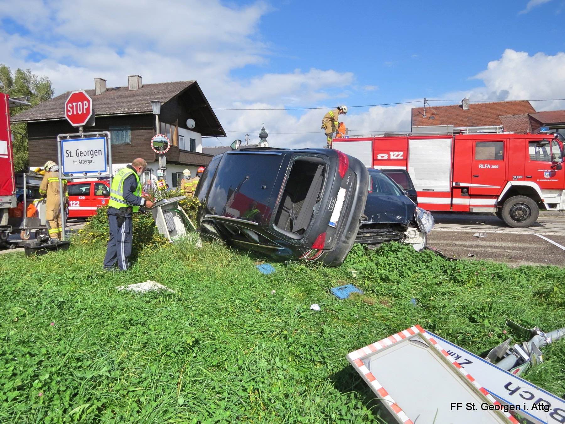 Verkehrsunfall St. Georgen im Attergau