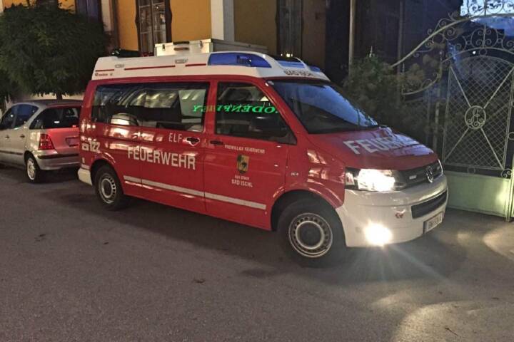 FF Bad Ischl: Wohnungsöffnung wegen Unfallverdacht