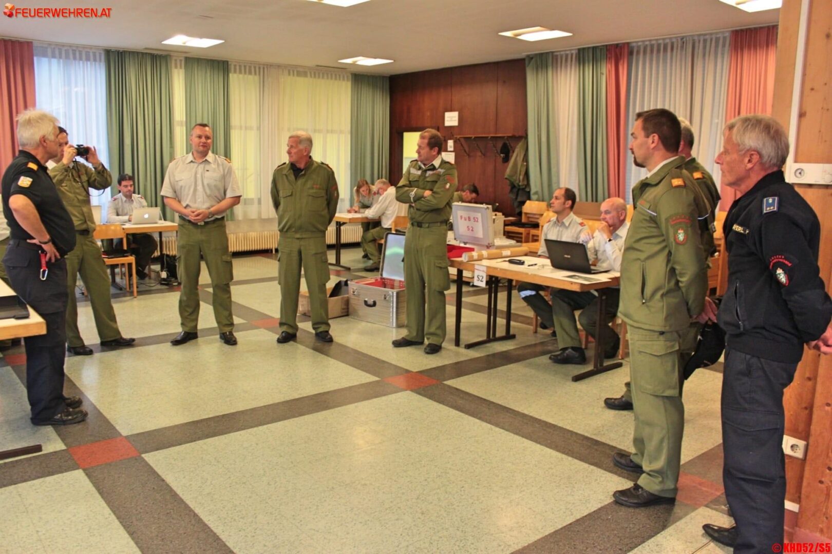 BFV Liezen: KHD52 Übung – Stabsarbeit im Einsatzraum
