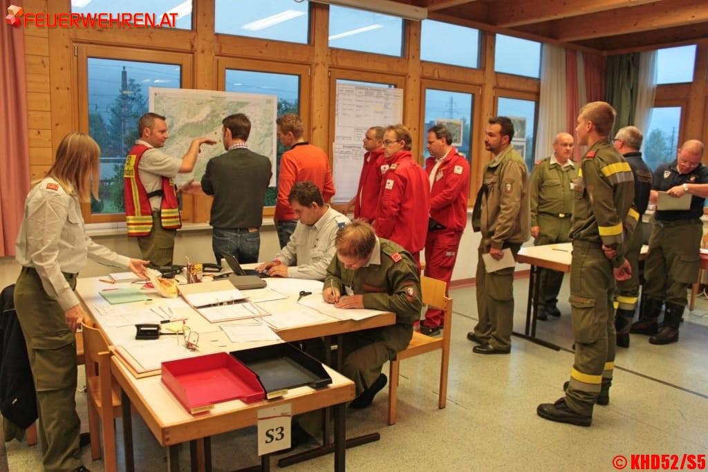 BFV Liezen: KHD52 Übung – Zugskommandanten eingewiesen