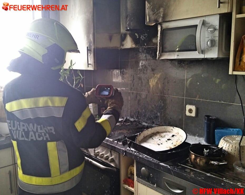 HFW Villach: Küchenbrand fordert Verletzte