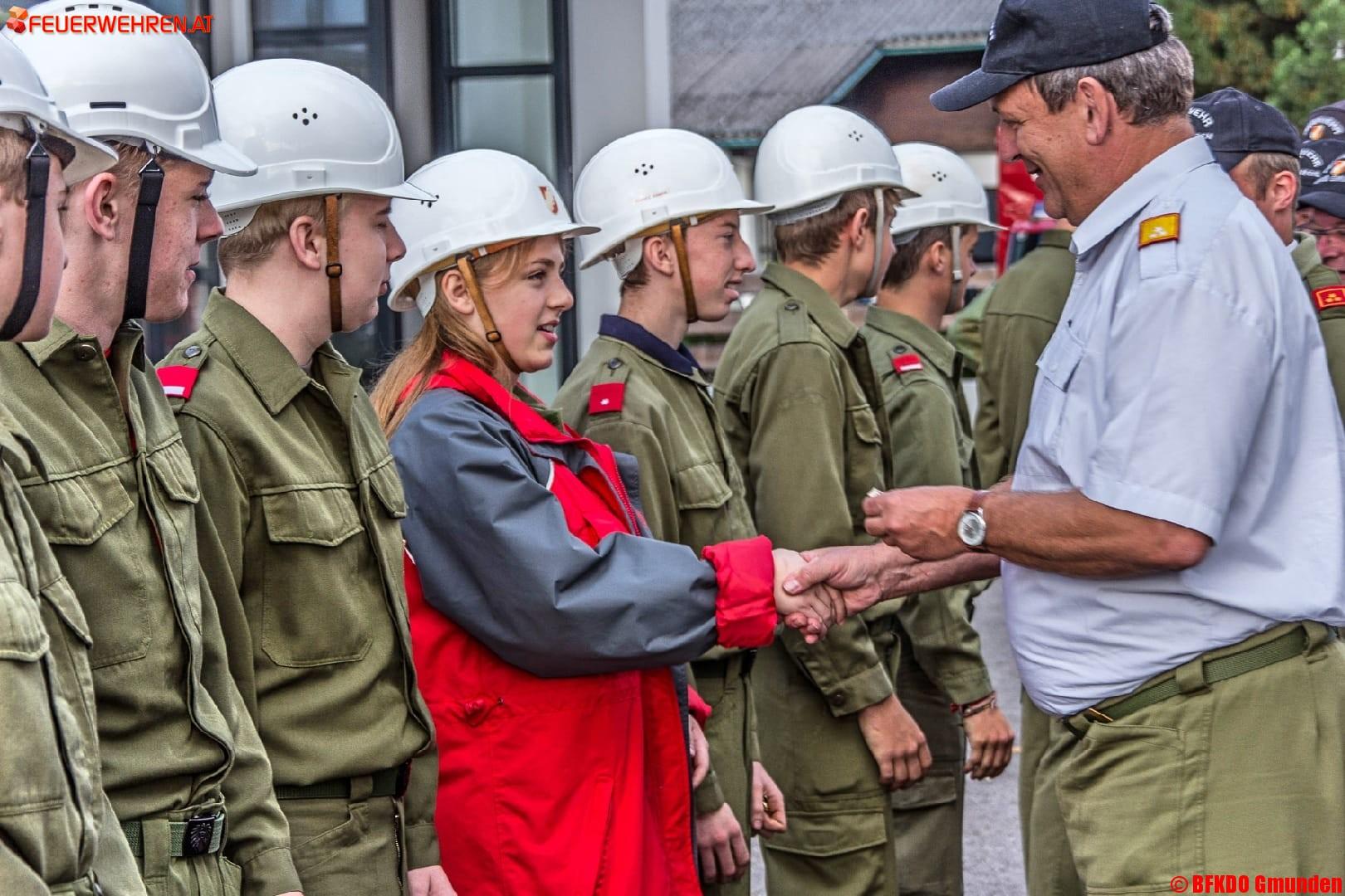 BFKDO Gmunden: 17 Teilnehmer/innen beim Jugend-Feuerwehrleistungsbewerb Gold