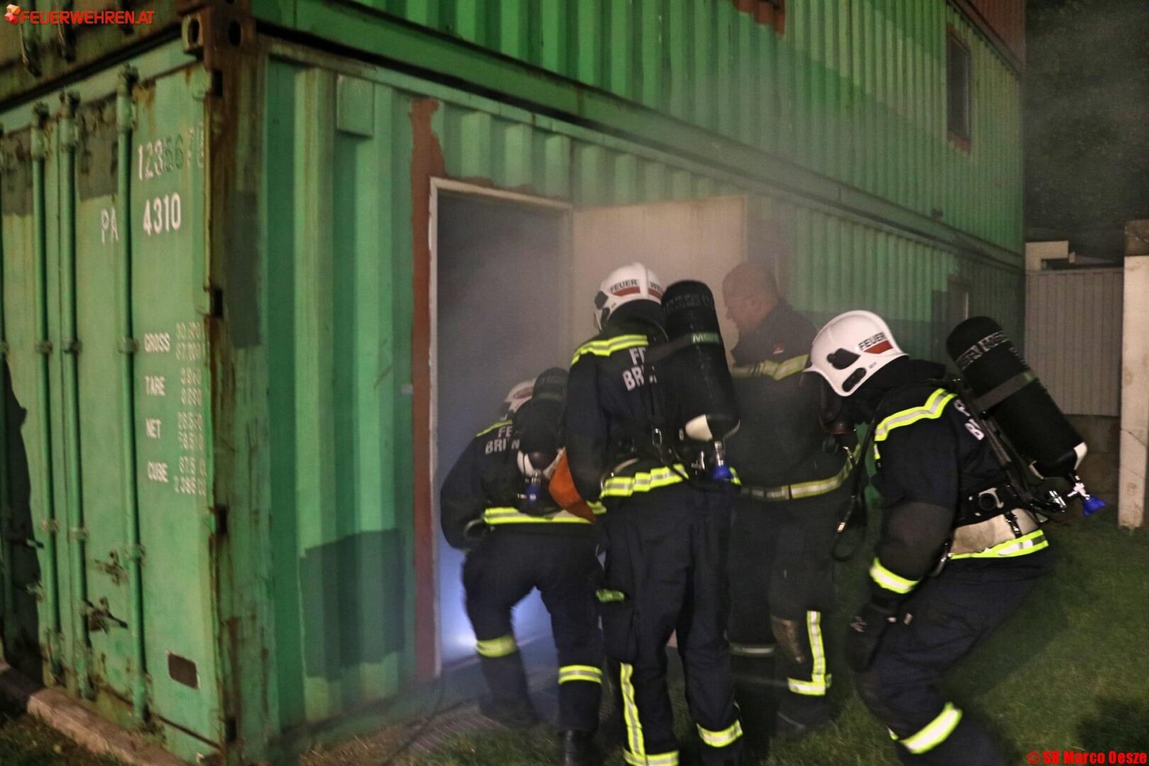 FF Brunn am Gebirge: Atemschutz-Ausbildung