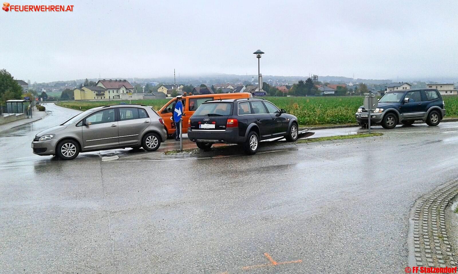 FF Statzendorf: Verkehrsunfall auf der Absdorfer Kreuzung