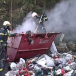 FF Judendorf-Straßengel: Containerbrand
