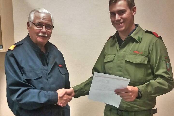 BFV Liezen: 300. Absolvent des Einstiegstest im BFV Liezen