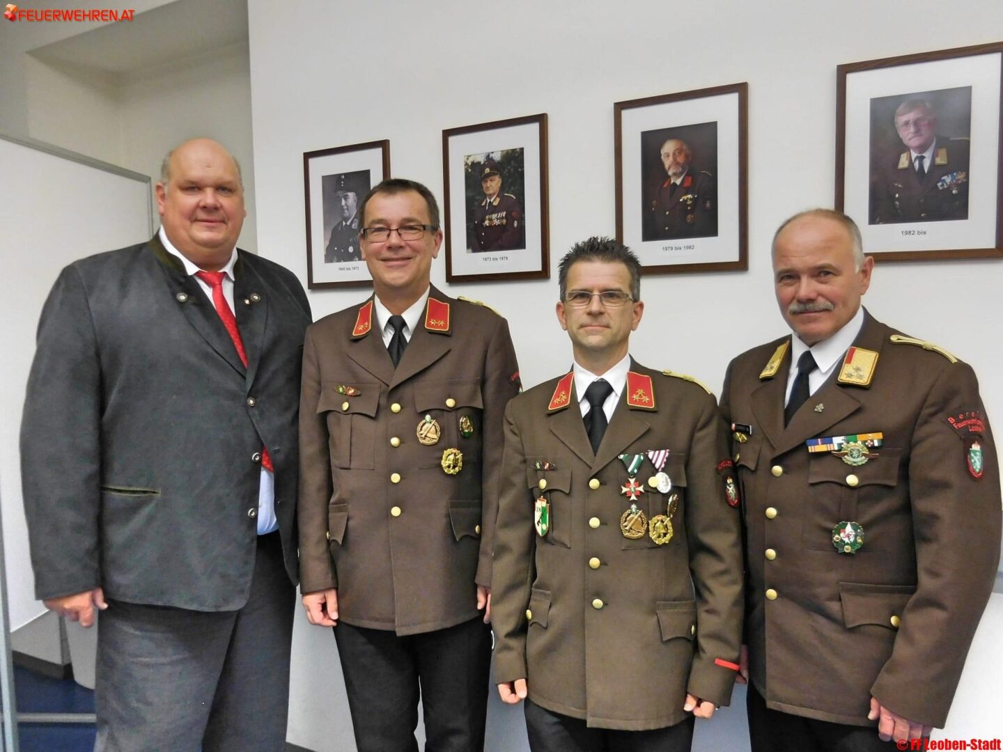 FF Leoben-Stadt: Kommando der FF Leoben-Stadt wiedergewählt!