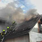 Grenzübergreifender Brandeinsatz bei Wohnhausbrand in Mitterbach am Erlaufsee