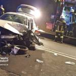 Stadtfeuerwehr Oberpullendorf: Verkehrsunfall S31 mit zwei eingeklemmten Personen 2