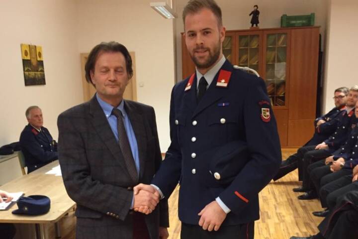 Neuwahl Ortsfeuerwehrkommandant der Feuerwehr St.Georgen/Straßburg