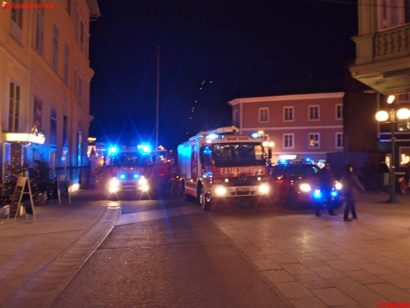 FF Bad Ischl: Brandmeldealarm in der Pfarrgassse
