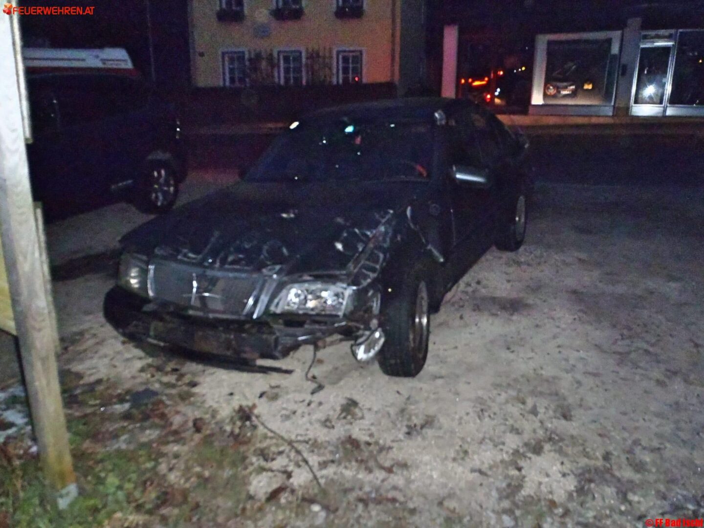 FF Bad Ischl: Aufräumungsarbeiten nach VU