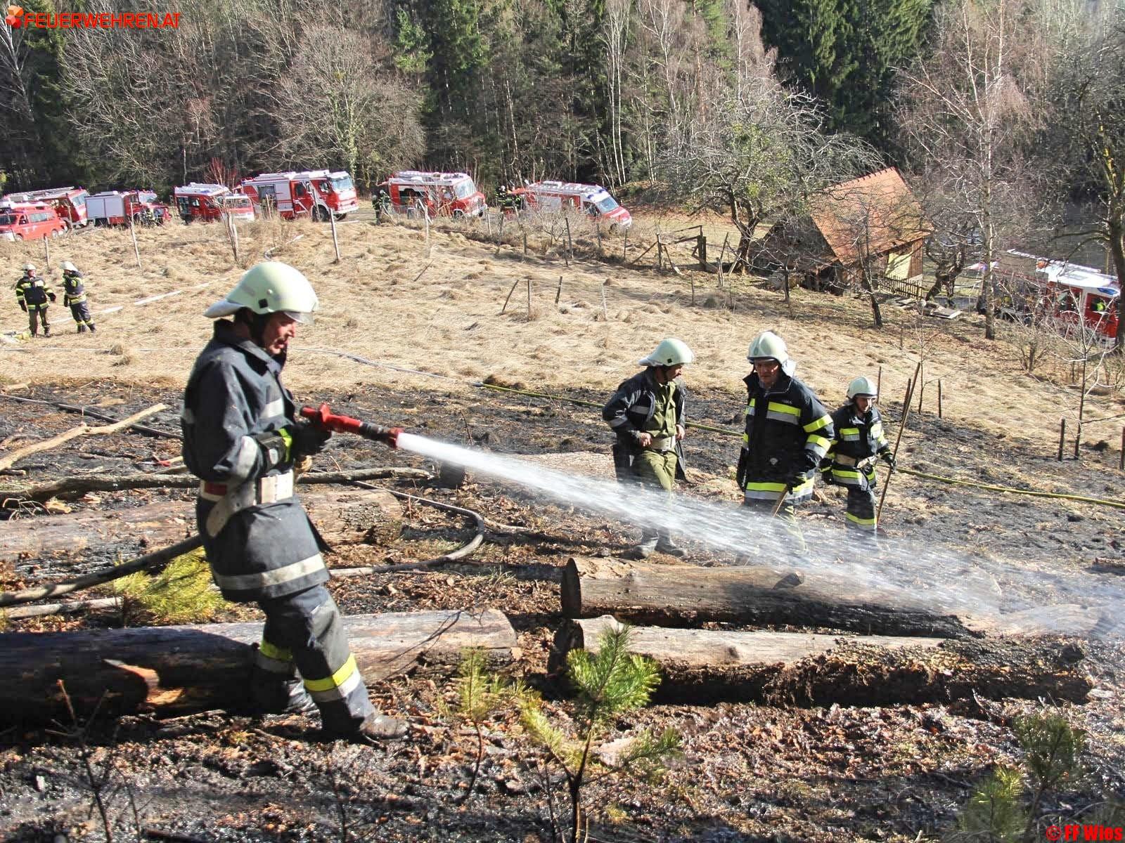 Waldbrand in Wielfresen