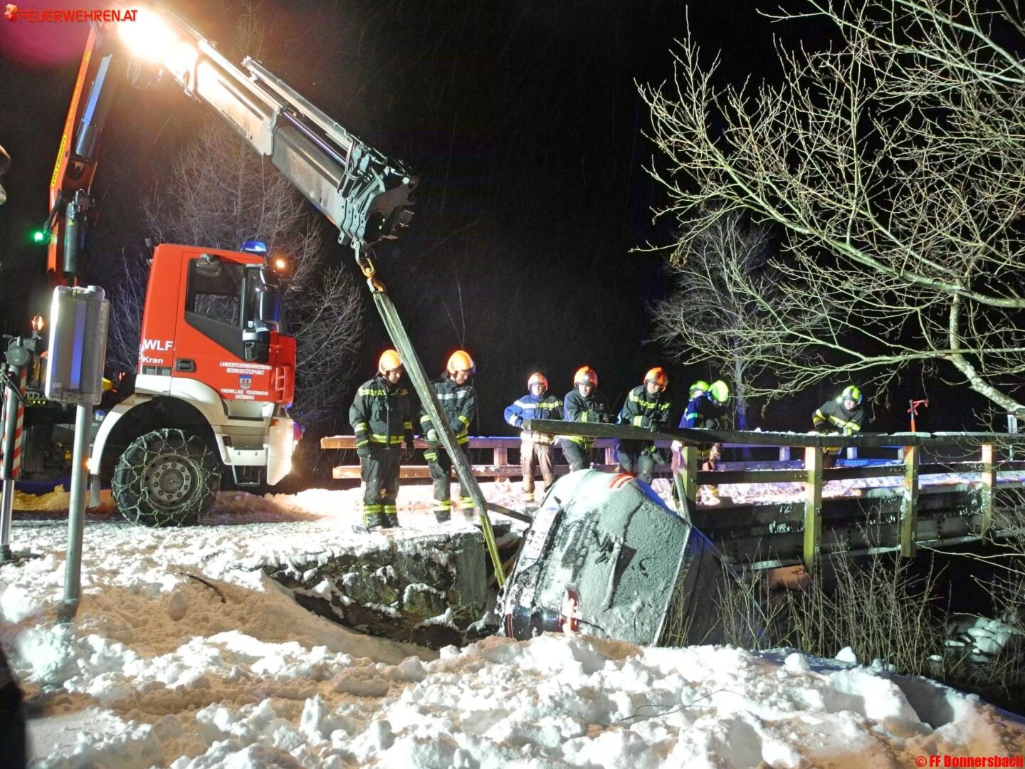 FF Donnersbach: PKW-Bergung