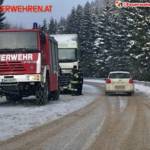 FF Mariazell: Neun Stunden Einsatz für einen LKW 5