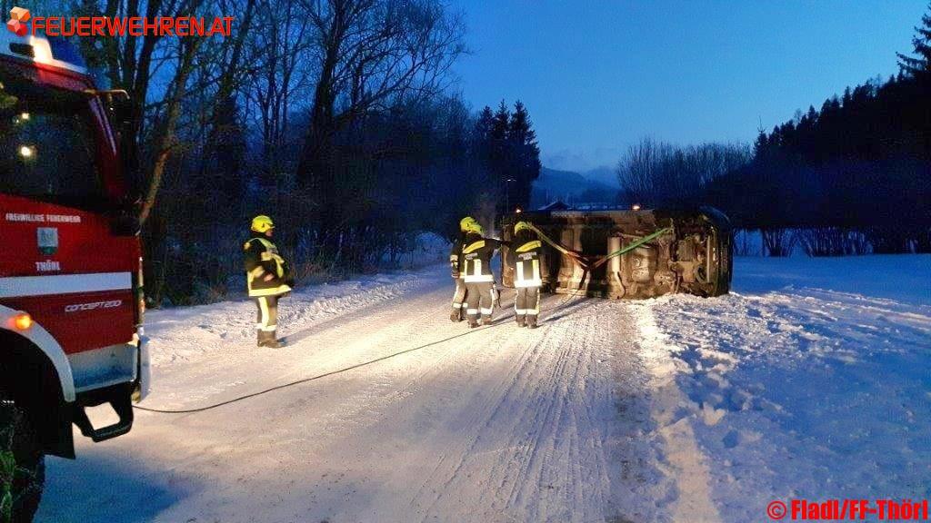 FF Thörl: Verkehrsunfall in Thörl