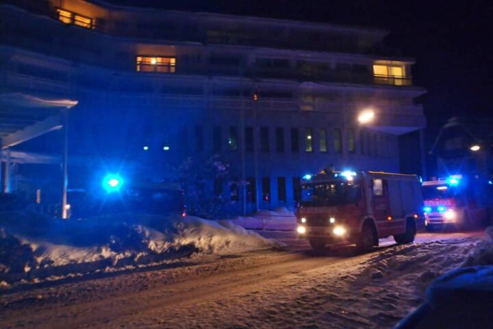 FF Bad Ischl: Brandmeldealarm im Herz-Kreislauf-Zentrum