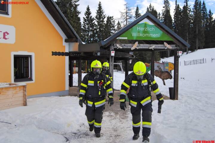HFW Villach: Kohlenmonoxid Austritt am Dobratsch