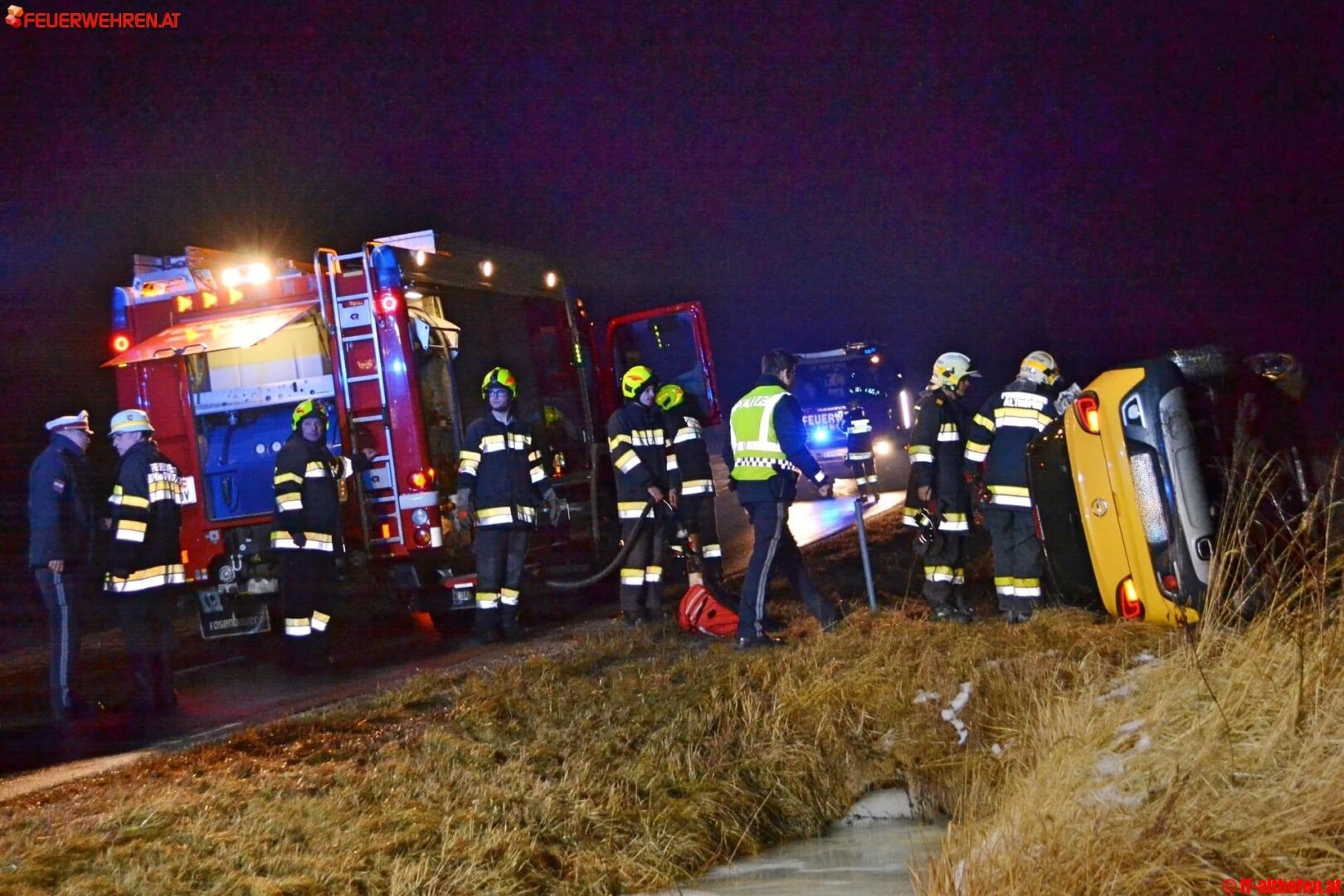 FF Althofen: PKW von Fahrbahn abgekommen – Guttaring (Schelmberg)