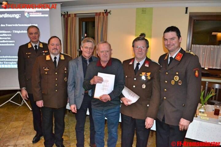 FF Kremsmünster: Jahresvollversammlung 2017