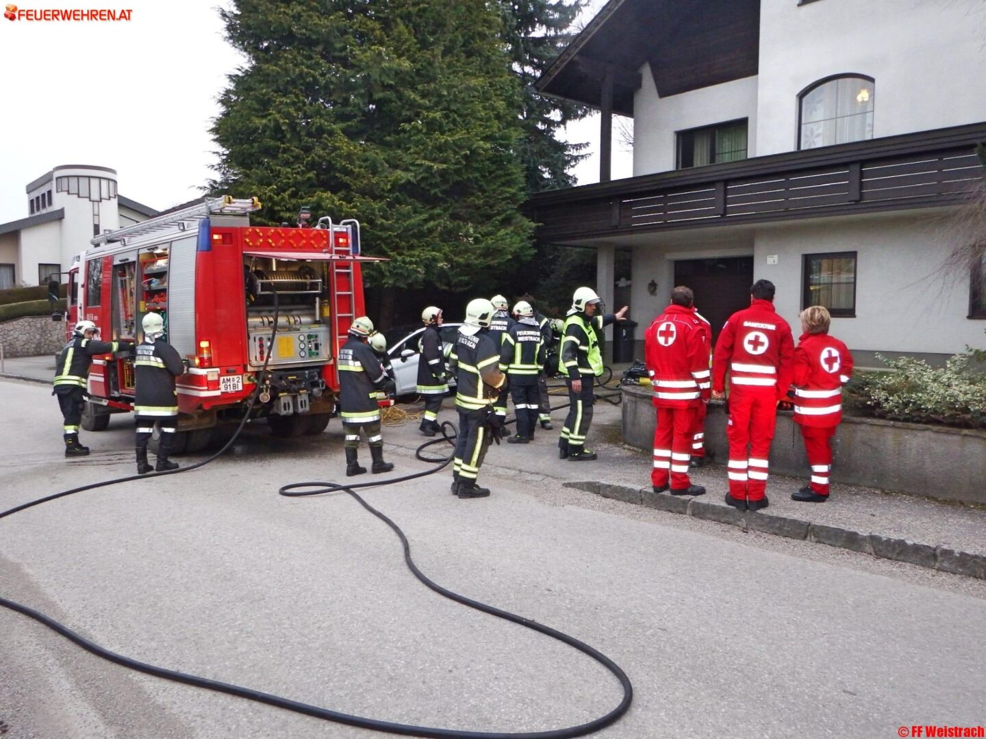 FF Weistrach: Zimmerbrand in Weistrach