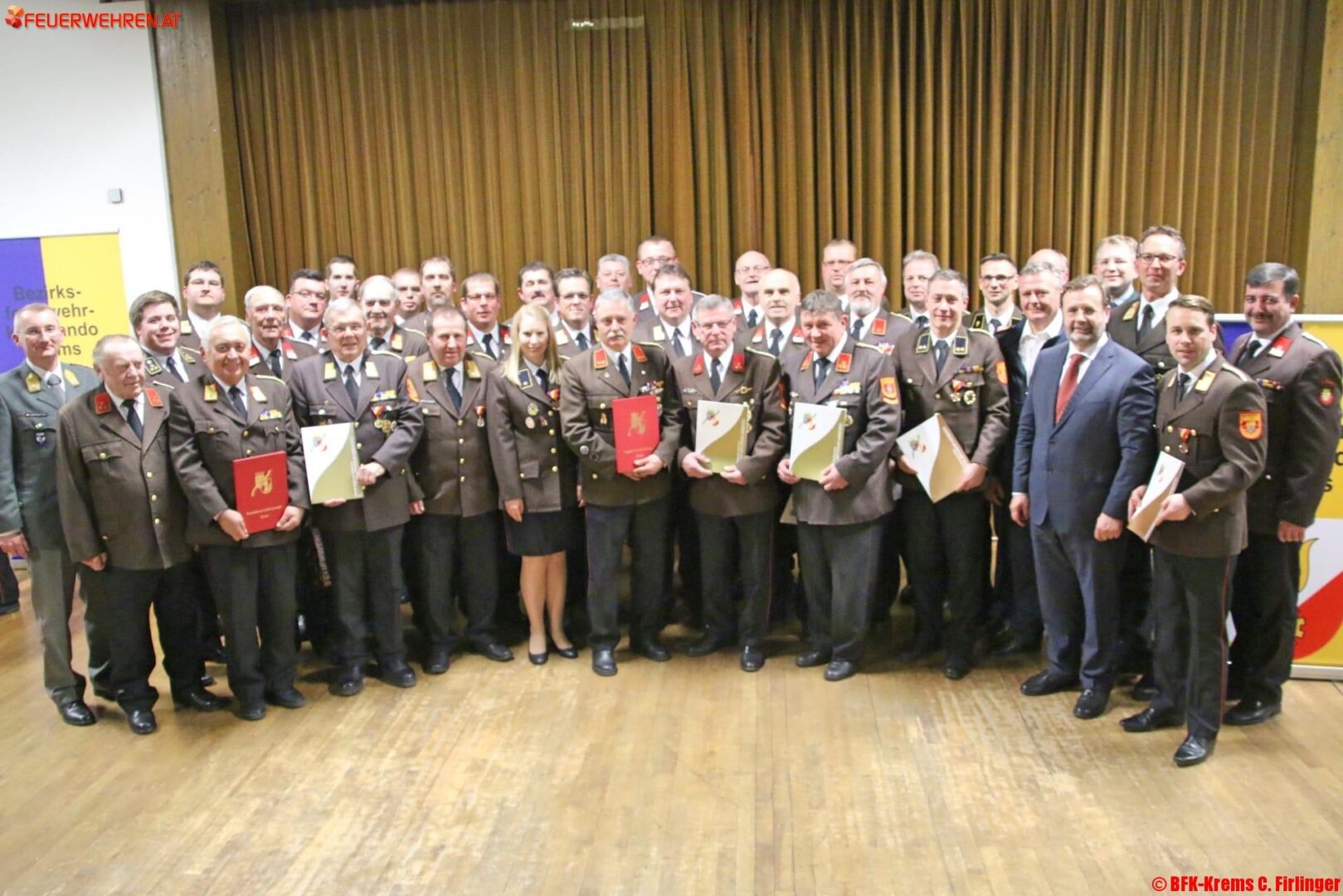 BFK Krems: Bezirksfeuerwehrtag 2017 in Lengenfeld