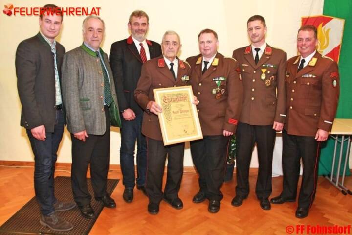 FF Fohnsdorf: 129. Wehrversammlung der Feuerwehr