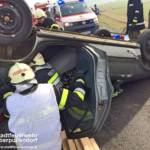 Stadtfeuerwehr Oberpullendorf: Übung auf der B61a 2