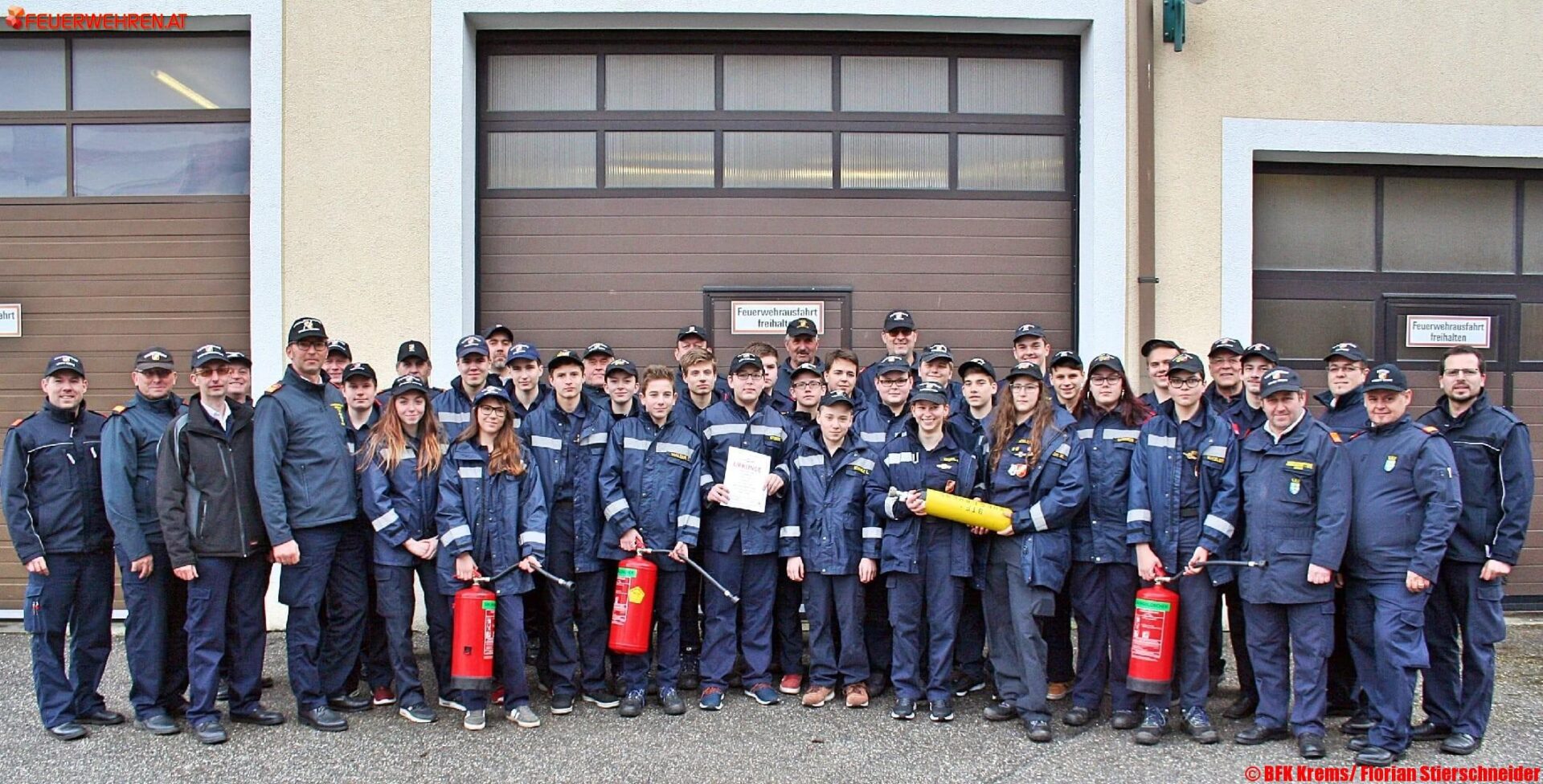 BFK Krems: Feuer in Flamme in Grossheinrichschlag