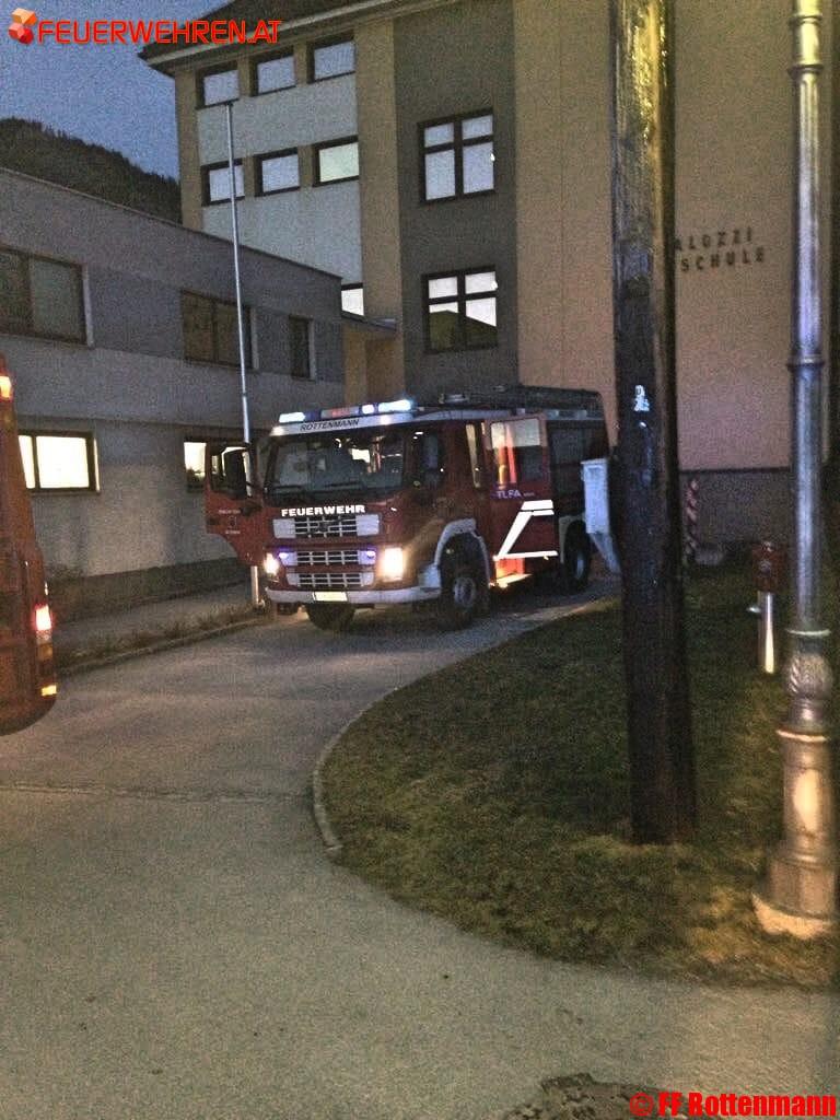 BFV Liezen A06: Einsatz im Turnsaal der NMS Rottenmann