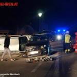 FF Biberbach: Nächtliche Aufräumarbeiten nach Verkehrsunfall im Ortsgebiet 10