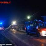 FF Biberbach: Nächtliche Aufräumarbeiten nach Verkehrsunfall im Ortsgebiet 7