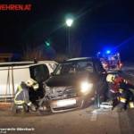 FF Biberbach: Nächtliche Aufräumarbeiten nach Verkehrsunfall im Ortsgebiet 4