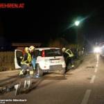 FF Biberbach: Nächtliche Aufräumarbeiten nach Verkehrsunfall im Ortsgebiet 2